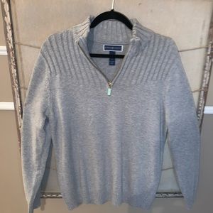NWT Karen Scott 1/4 Zip Sweater - Sz Lrg